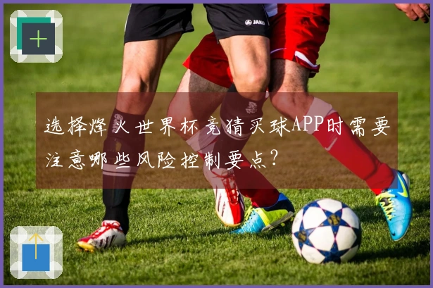 选择烽火世界杯竞猜买球APP时需要注意哪些风险控制要点？